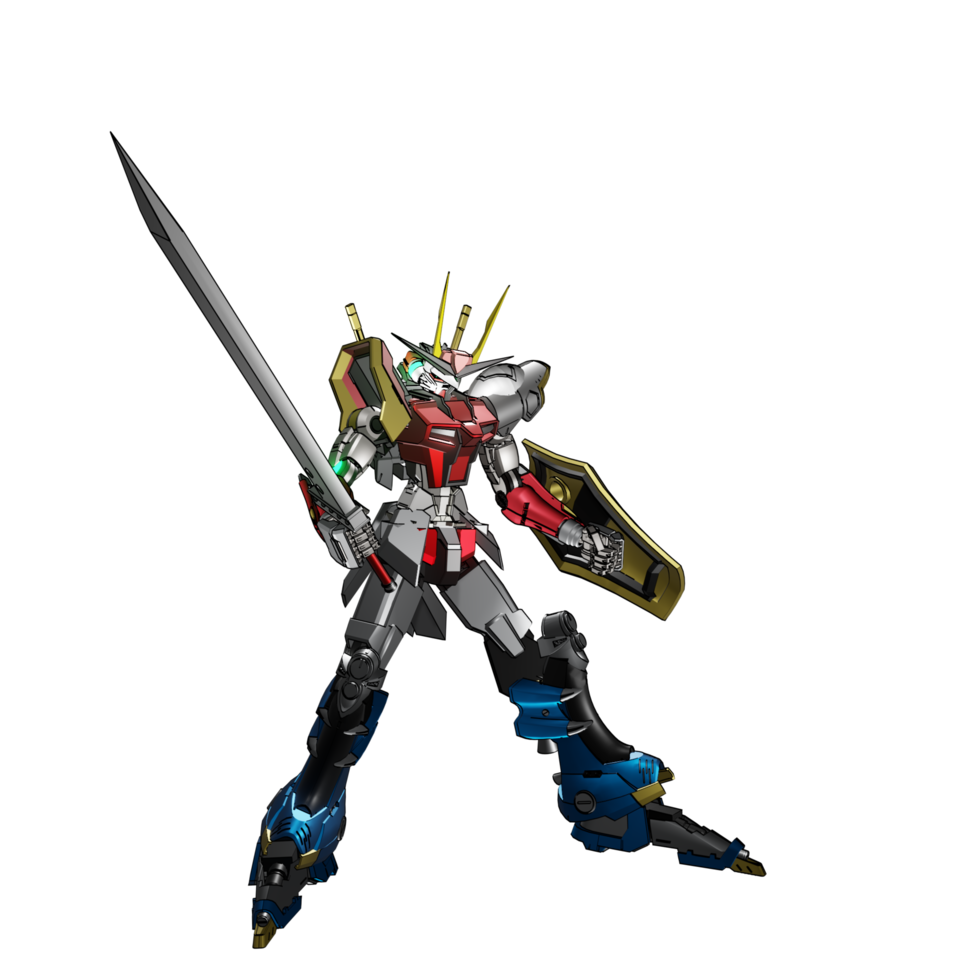 Mecha-Angriffspose png