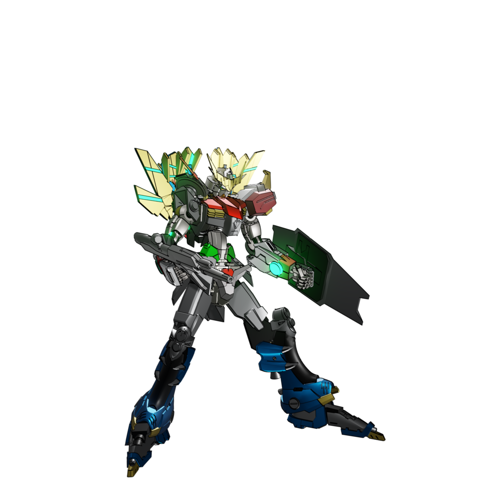 Mecha ready to attack png