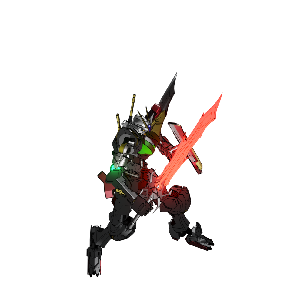 mecha listo para atacar png