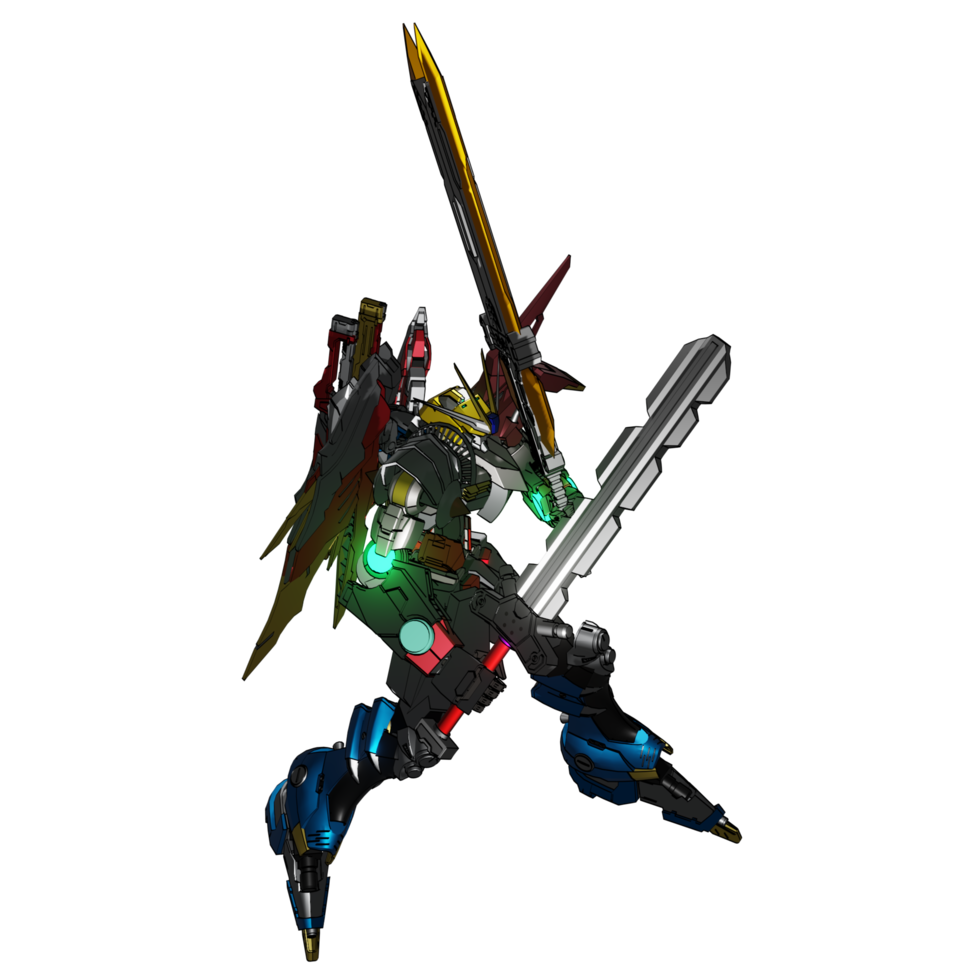 Mecha zum Angriff bereit png