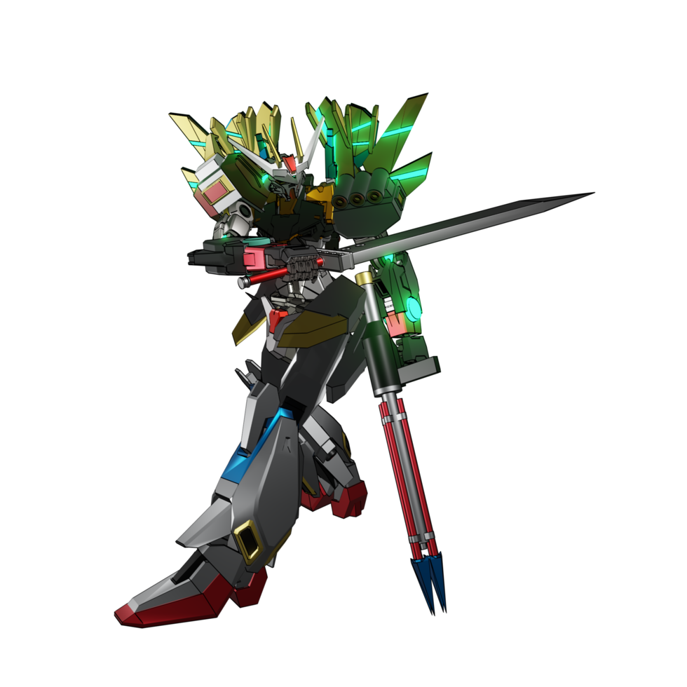 mecha listo para atacar png