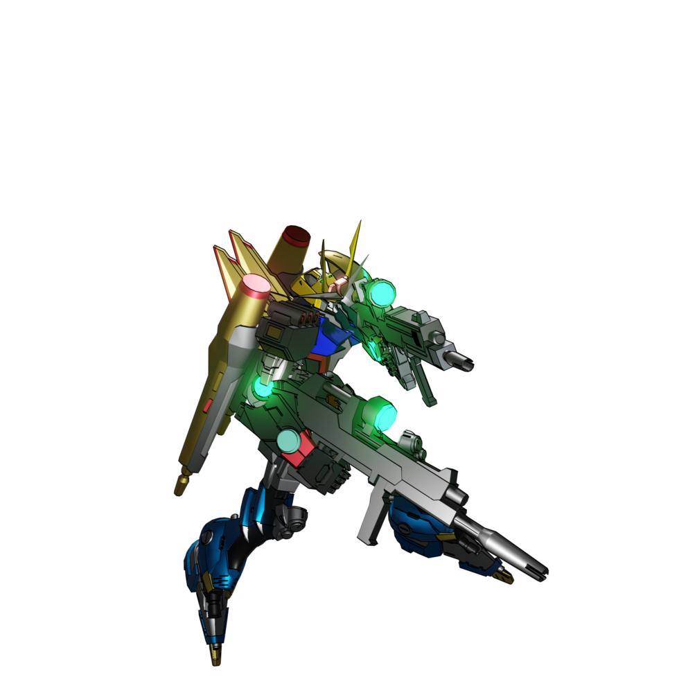 Mecha-Angriffspose png