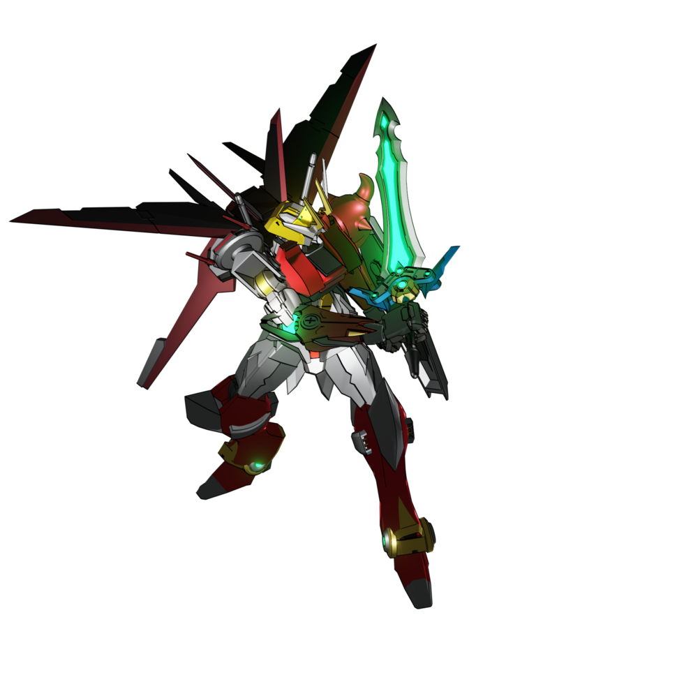 Mecha-Angriffspose png