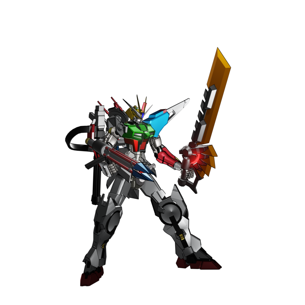 Mecha zum Angriff bereit png