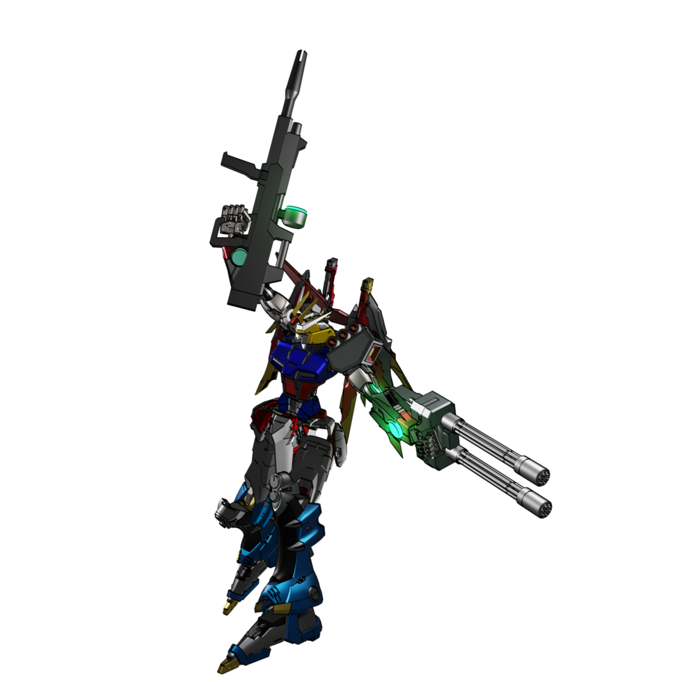 mecha listo para atacar png