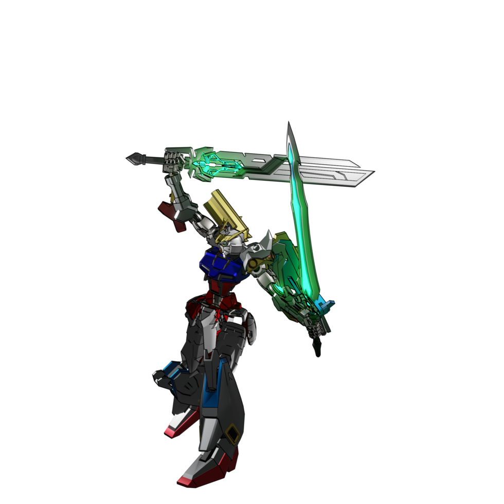 mecha listo para atacar png