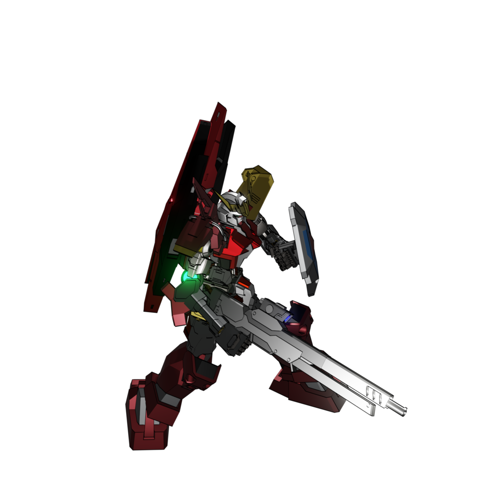 Mecha zum Angriff bereit png