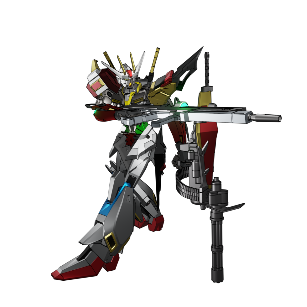 Mecha-Angriffspose png