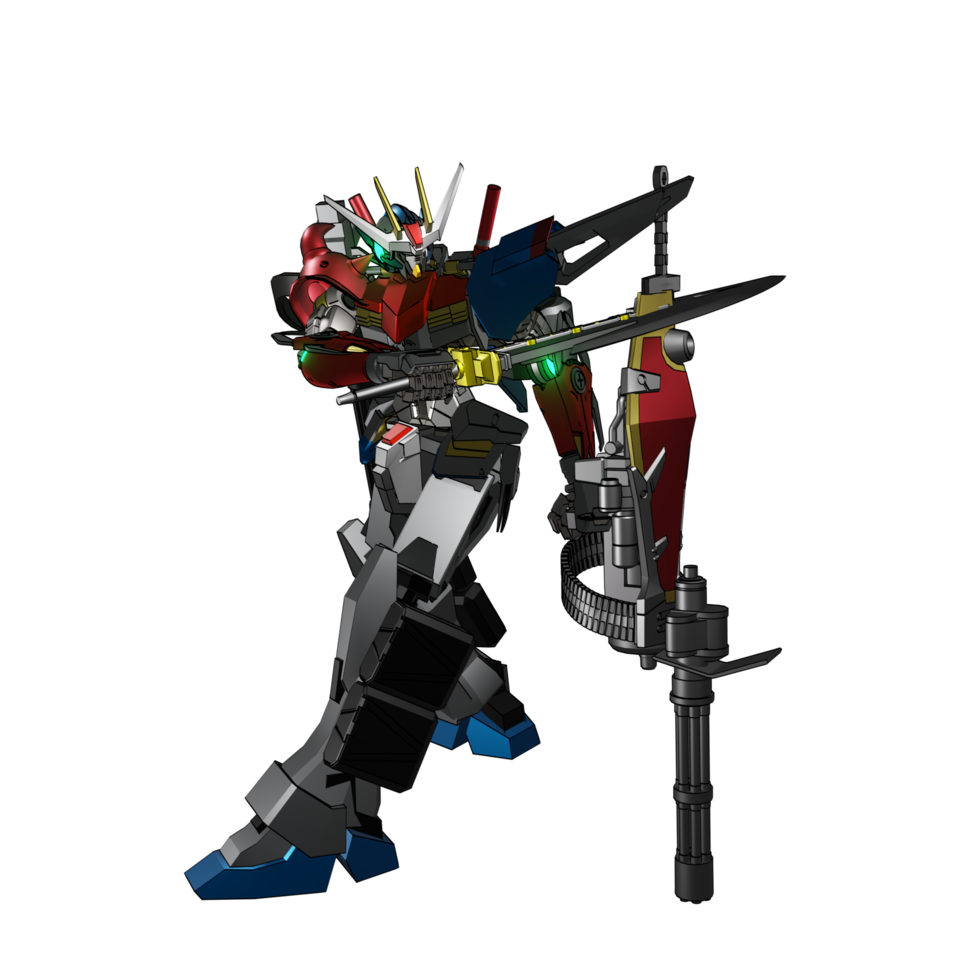 Mecha-Angriffspose png