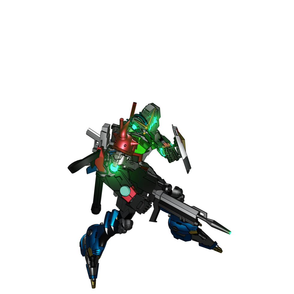 mecha listo para atacar png