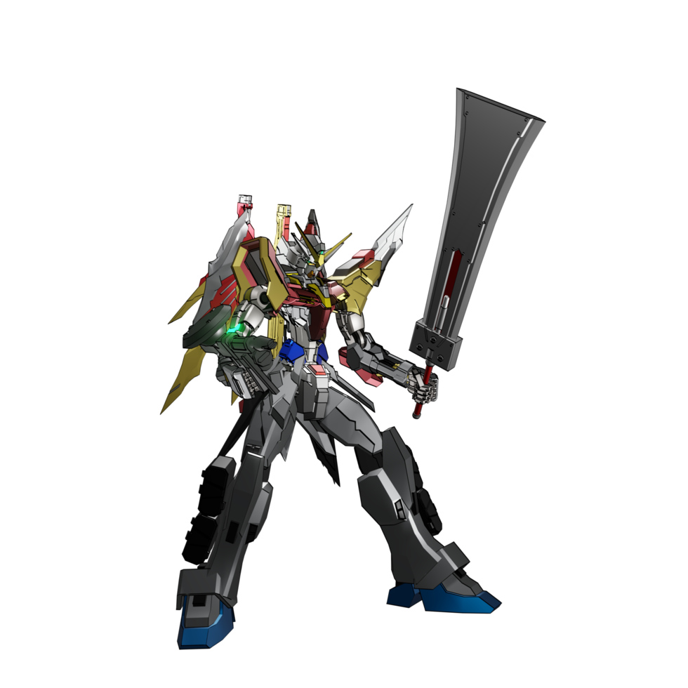 mecha listo para atacar png