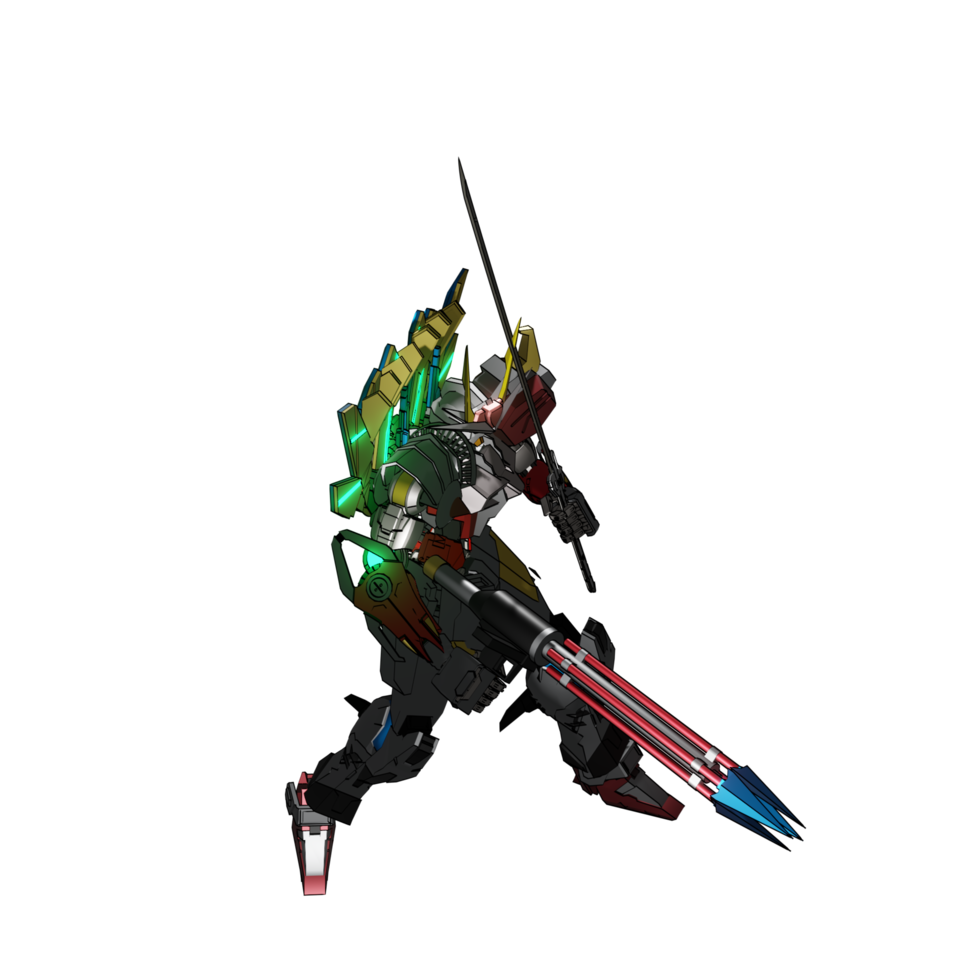 mecha listo para atacar png