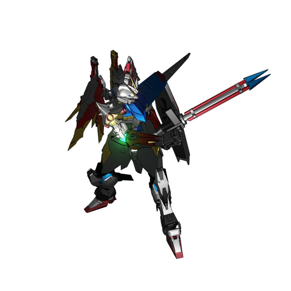 mecha listo para atacar png