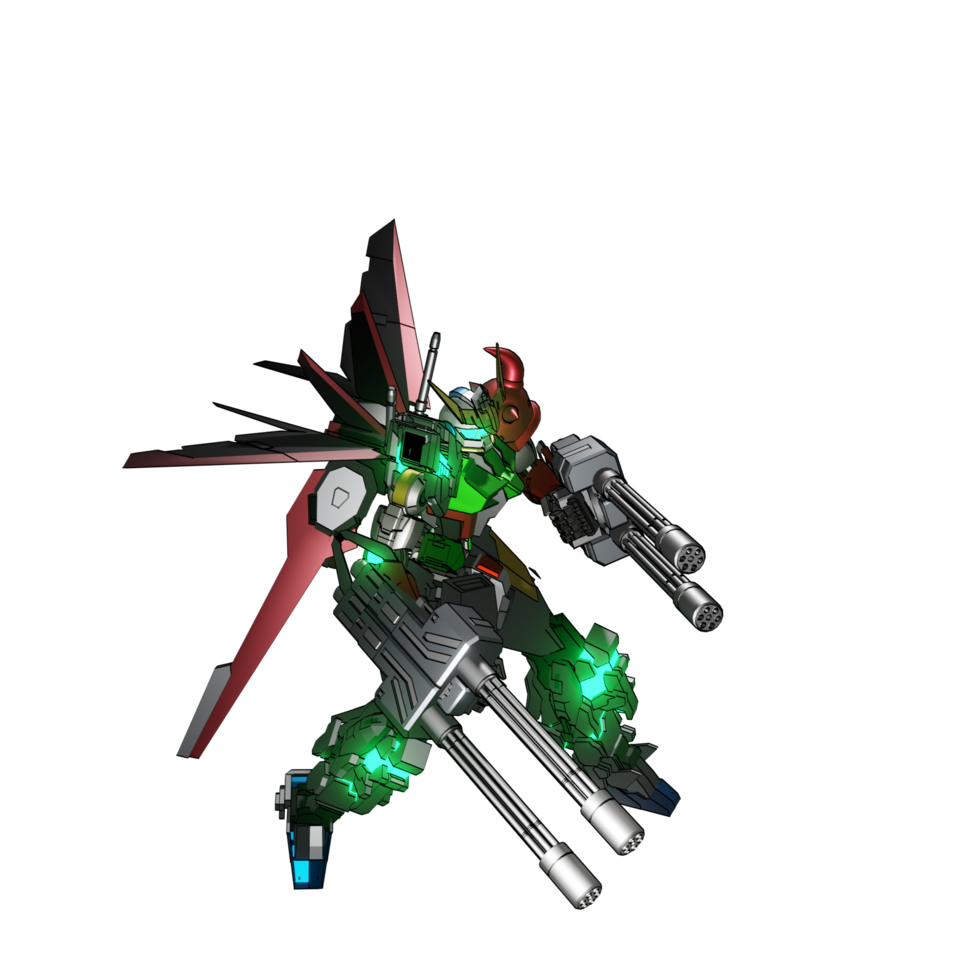 mecha listo para atacar png