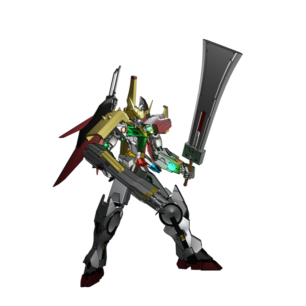 Mecha zum Angriff bereit png