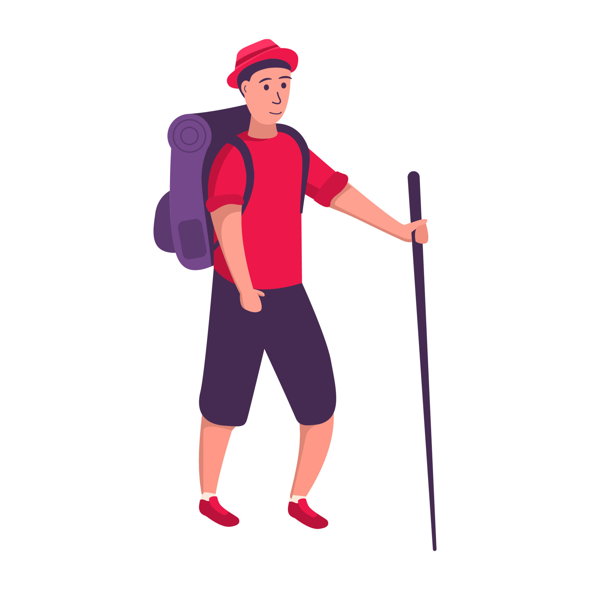 Hiking and outdoor travelling flat illustration line tourism and people with in character traveler. 12523150 Vector Art at Vecteezy Hiking and outdoor travelling flat illustration line tourism and people with in character traveler. 12523150 Vector Art at Vecteezy