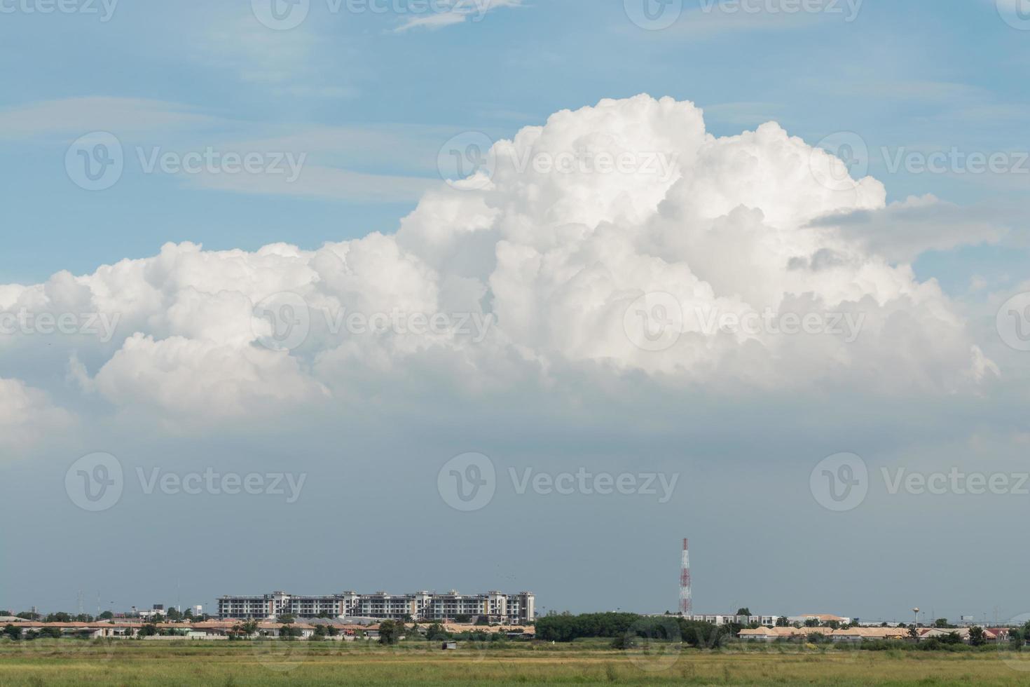 sky summer, cloudy background sunny air atmosphere photo