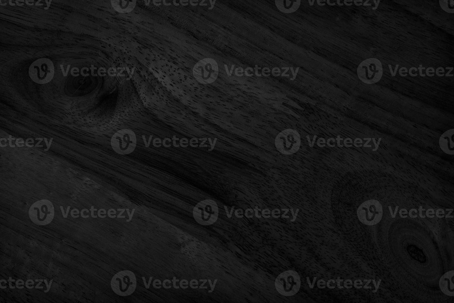 wood black table background. dark top texture blank for design photo