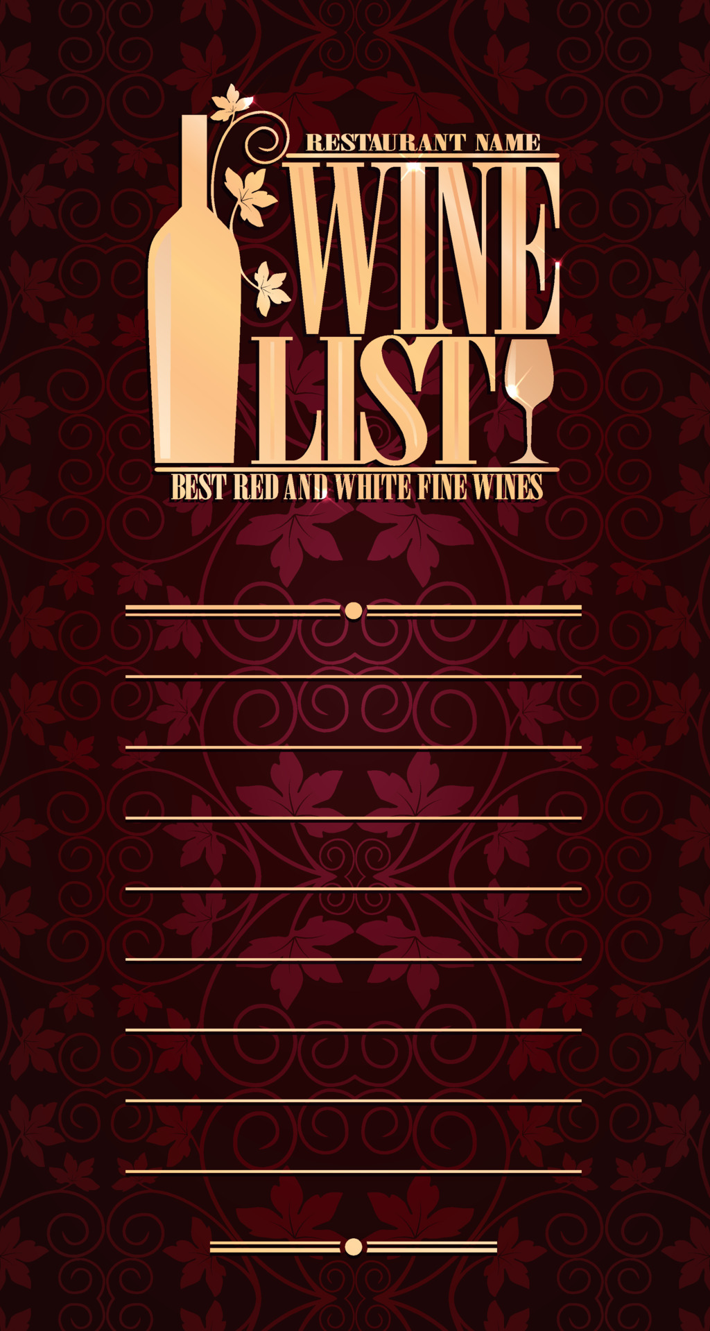 Vintage wine list new arrivals