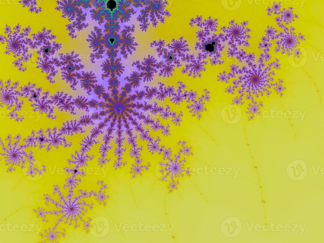Beautiful zoom into the infinite mathemacial mandelbrot fractal. photo