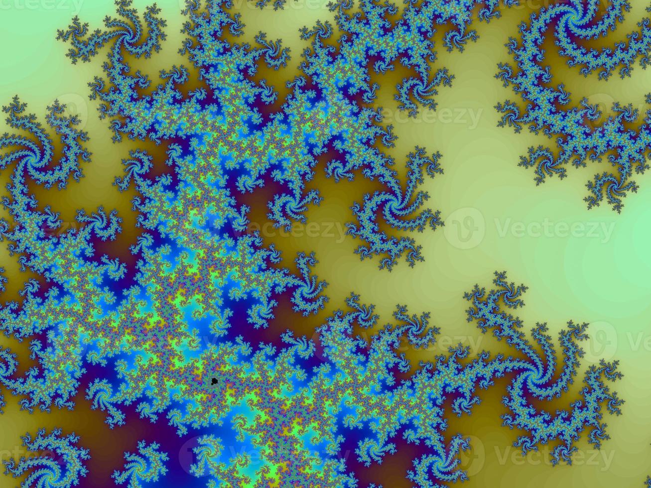 Beautiful fractal zoom into the infinite mathemacial mandelbrot set photo