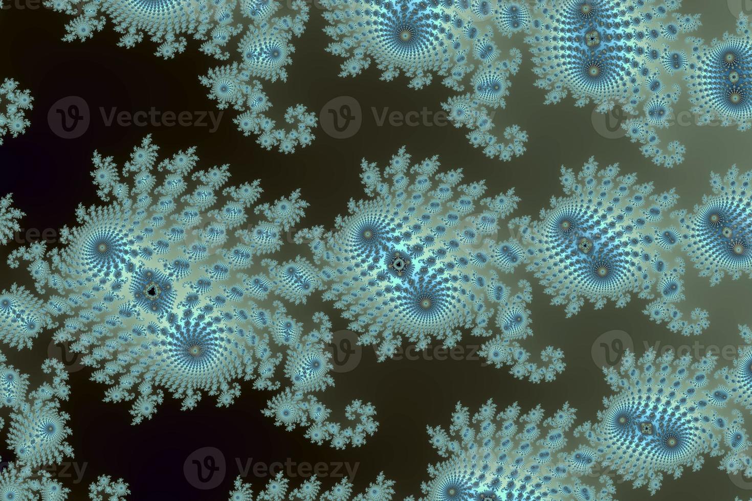 Beautiful zoom into the infinite mathematical mandelbrot set fractal. photo