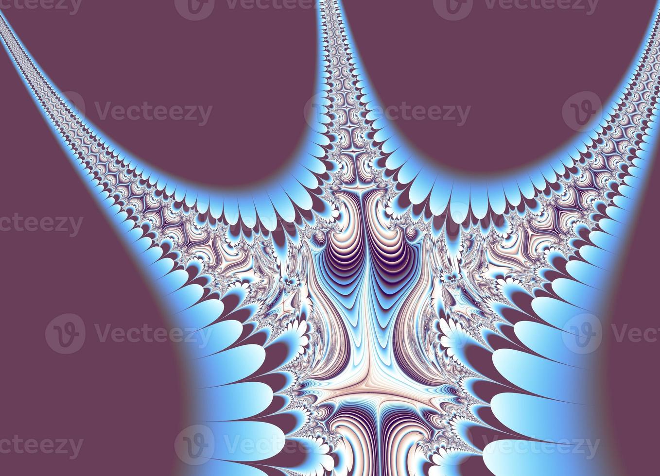 Beautiful zoom into an infinite mathematical fractal set. photo
