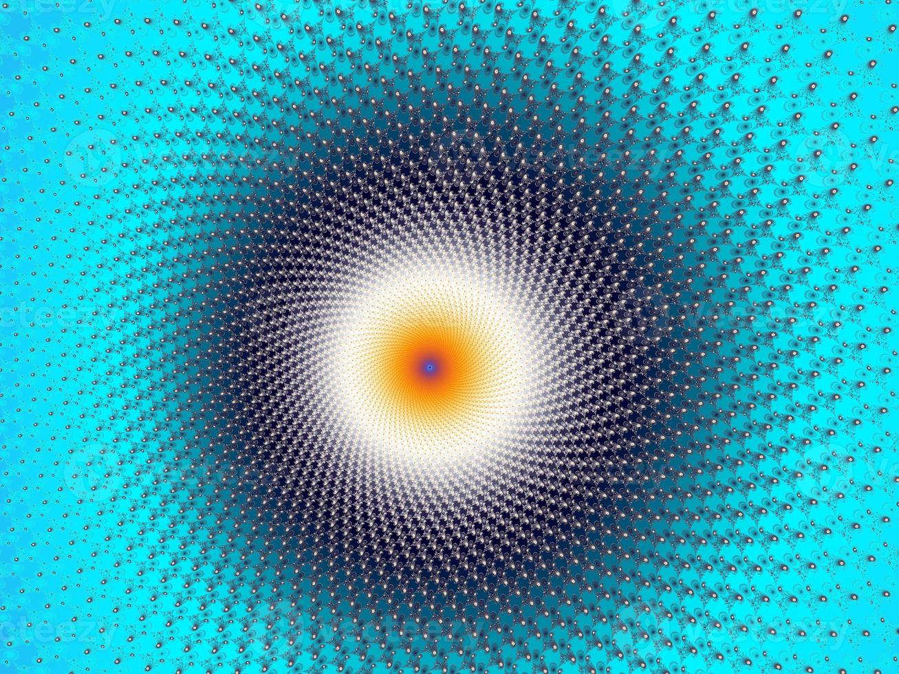 Beautiful zoom into the infinite mathematical mandelbrot set fractal. photo