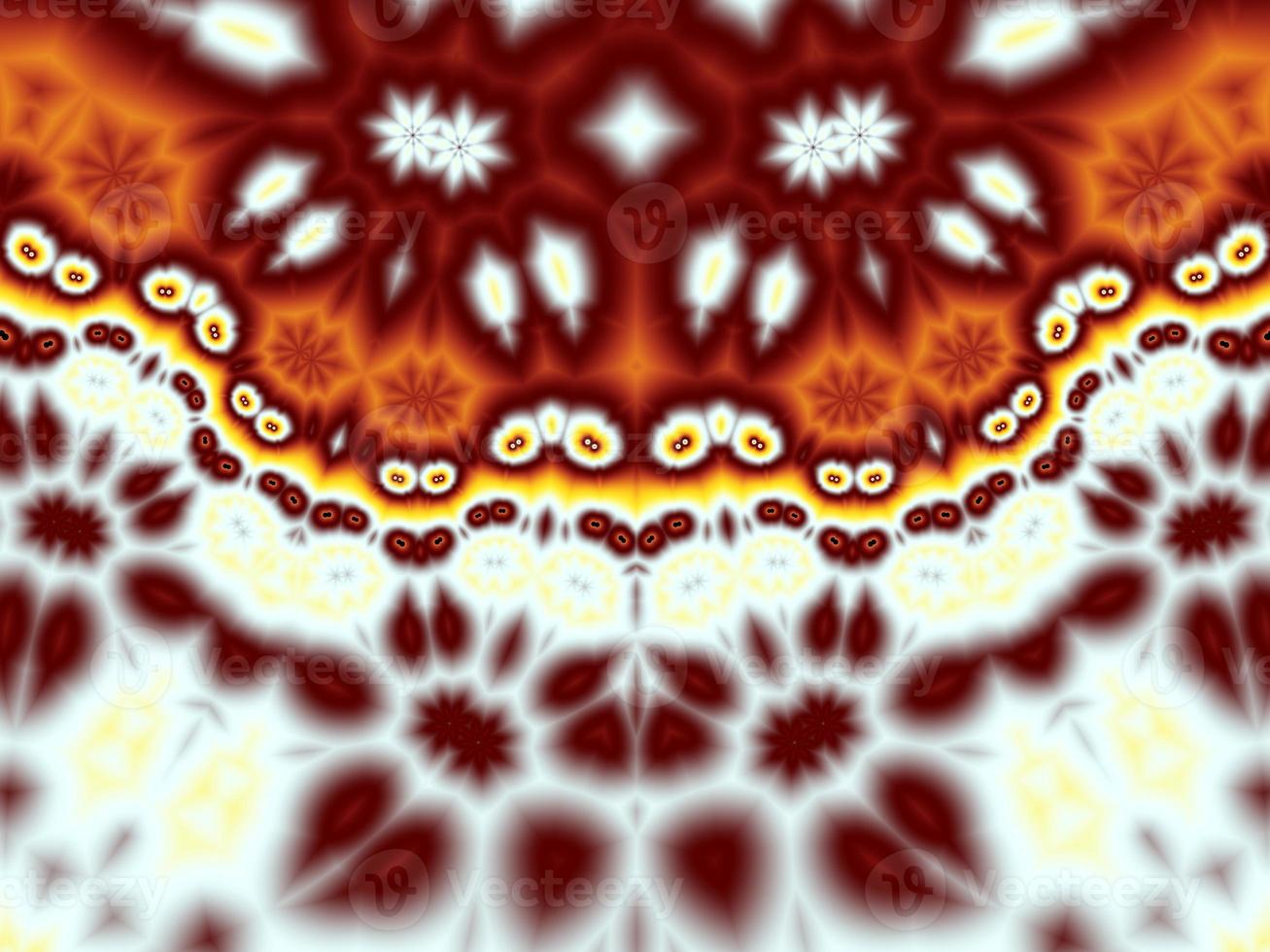Beautiful zoom into the infinite mathematical mandelbrot set fractal. photo