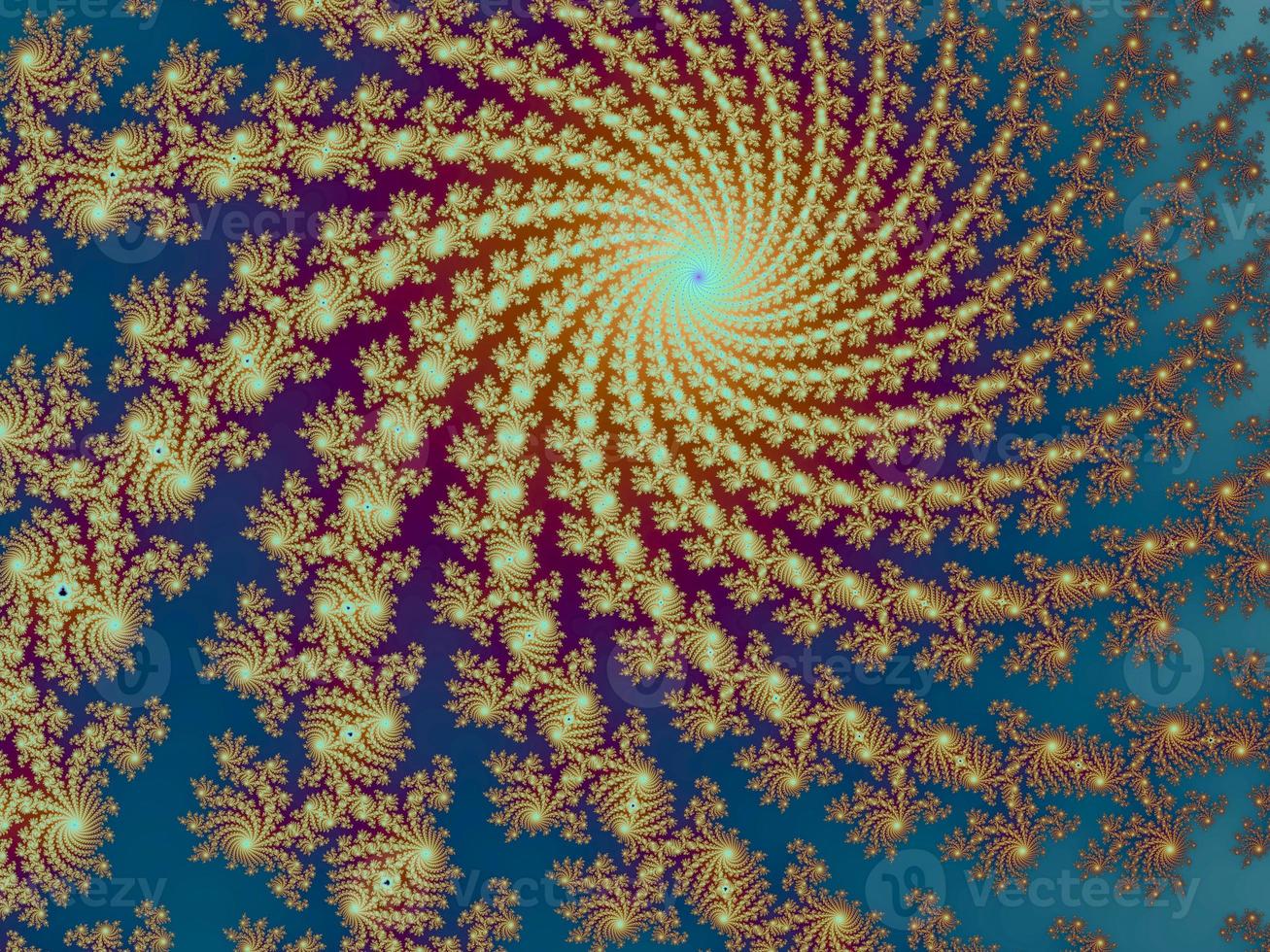 Beautiful fractal zoom into the infinite mathemacial mandelbrot set photo