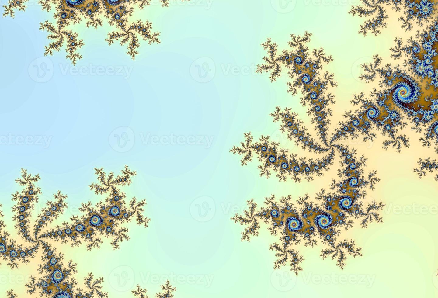 Beautiful zoom into the infinite mathemacial mandelbrot set fractal. photo