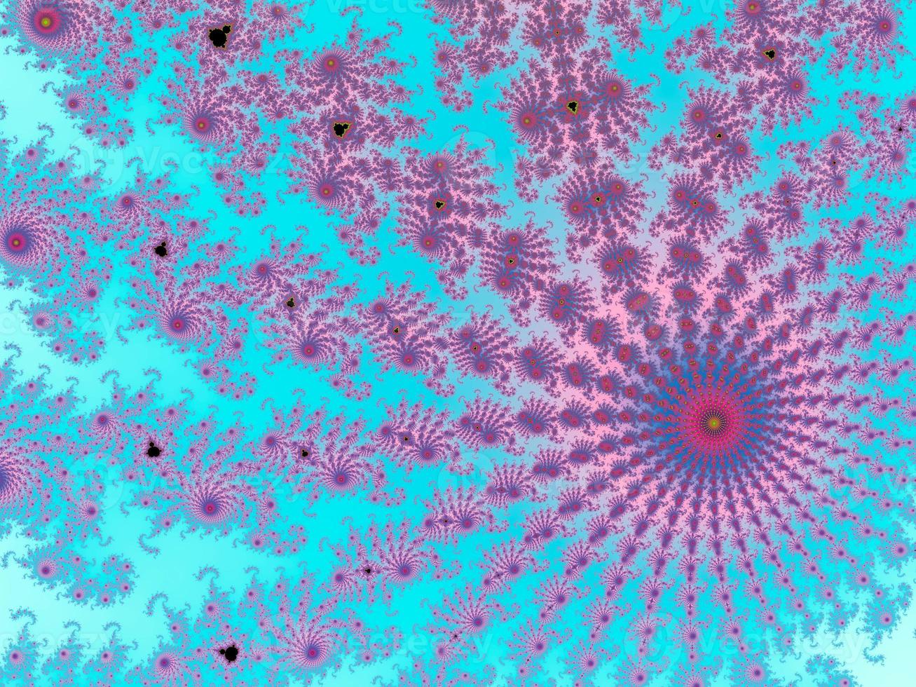 Beautiful fractal zoom into the infinite mathemacial mandelbrot set photo