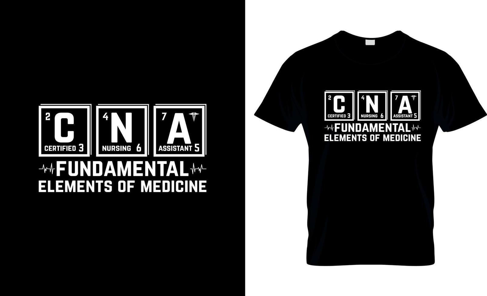 CNA t-shirt design, CNA t-shirt slogan and apparel design, CNA typography, CNA vector, CNA illustration vector