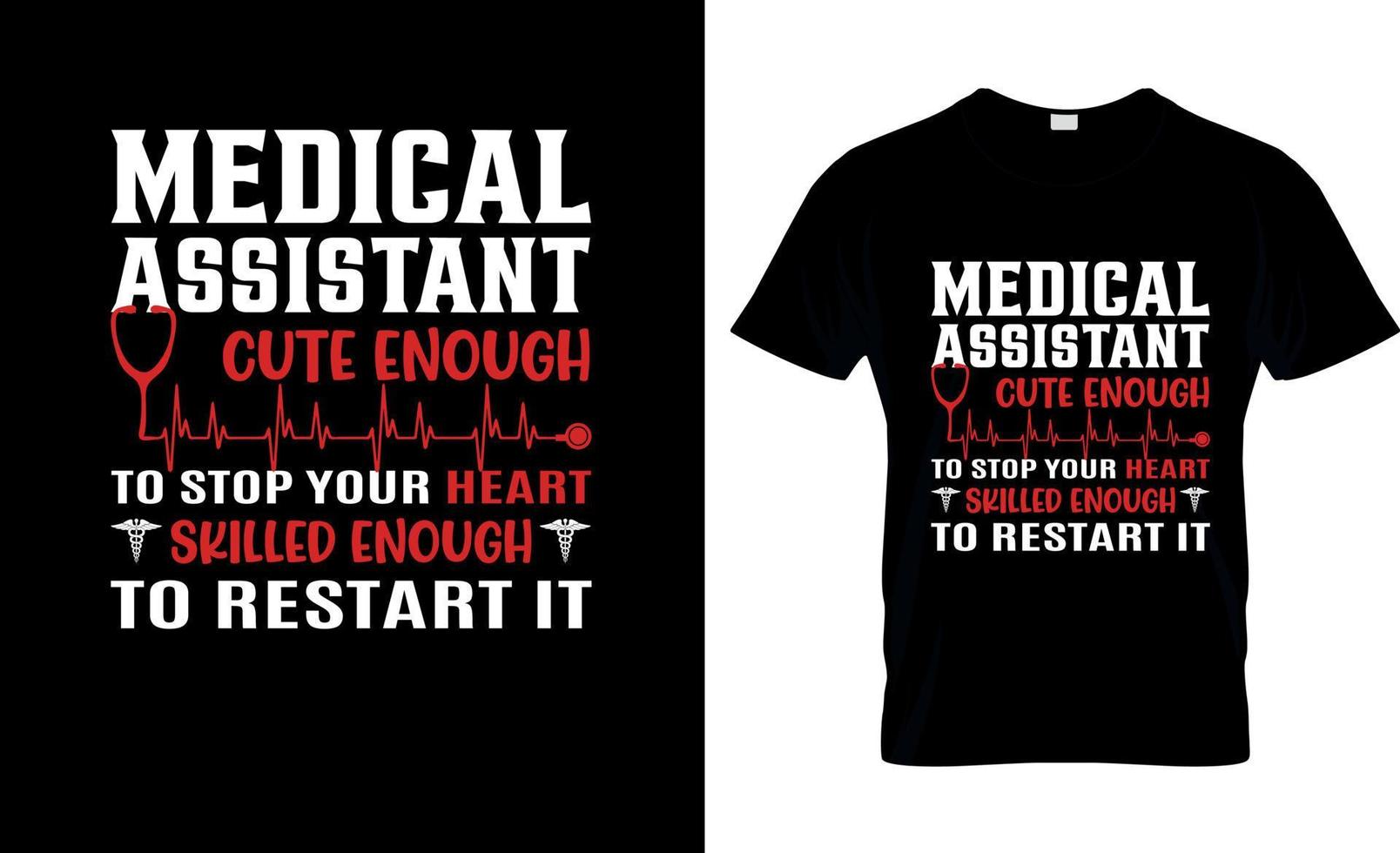 CNA t-shirt design or CNA poster design or CNA shirt design vector