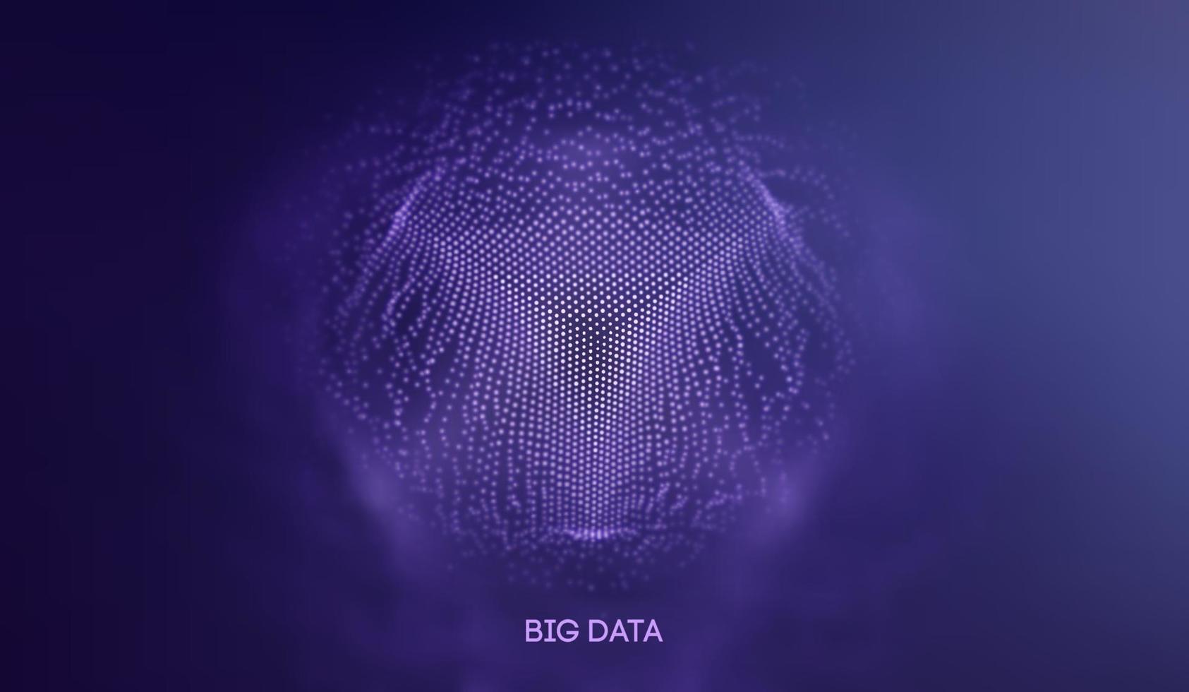 Big data technology background. Binary code algorithms deep learning. Virtual reality analysis. Data science learning machine. Artificial intelligence data research and automation. vector