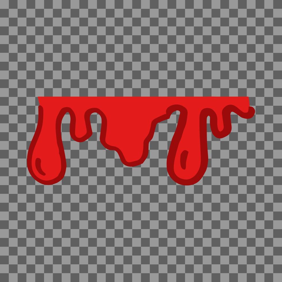 Blood Dripping Vector art illustration icon