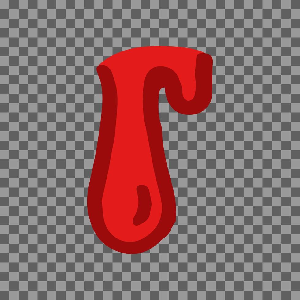 Blood Dripping Vector art illustration icon