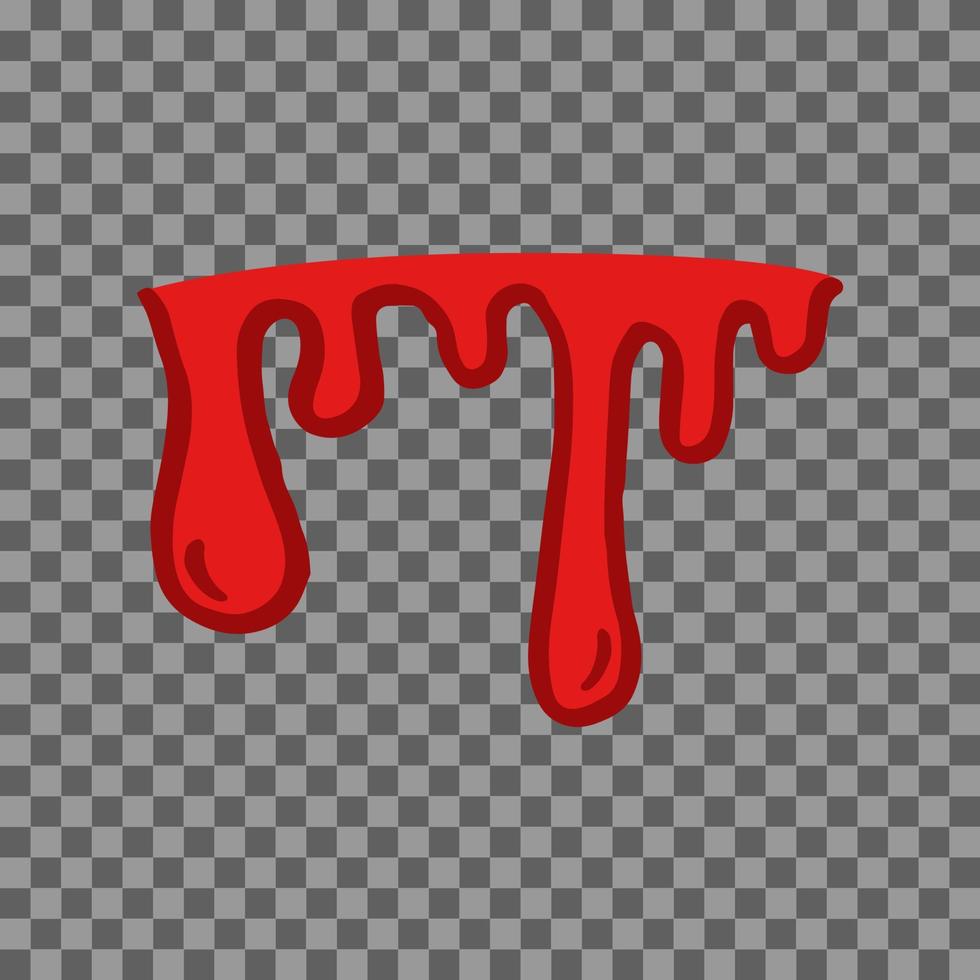 Blood Dripping Vector art illustration icon