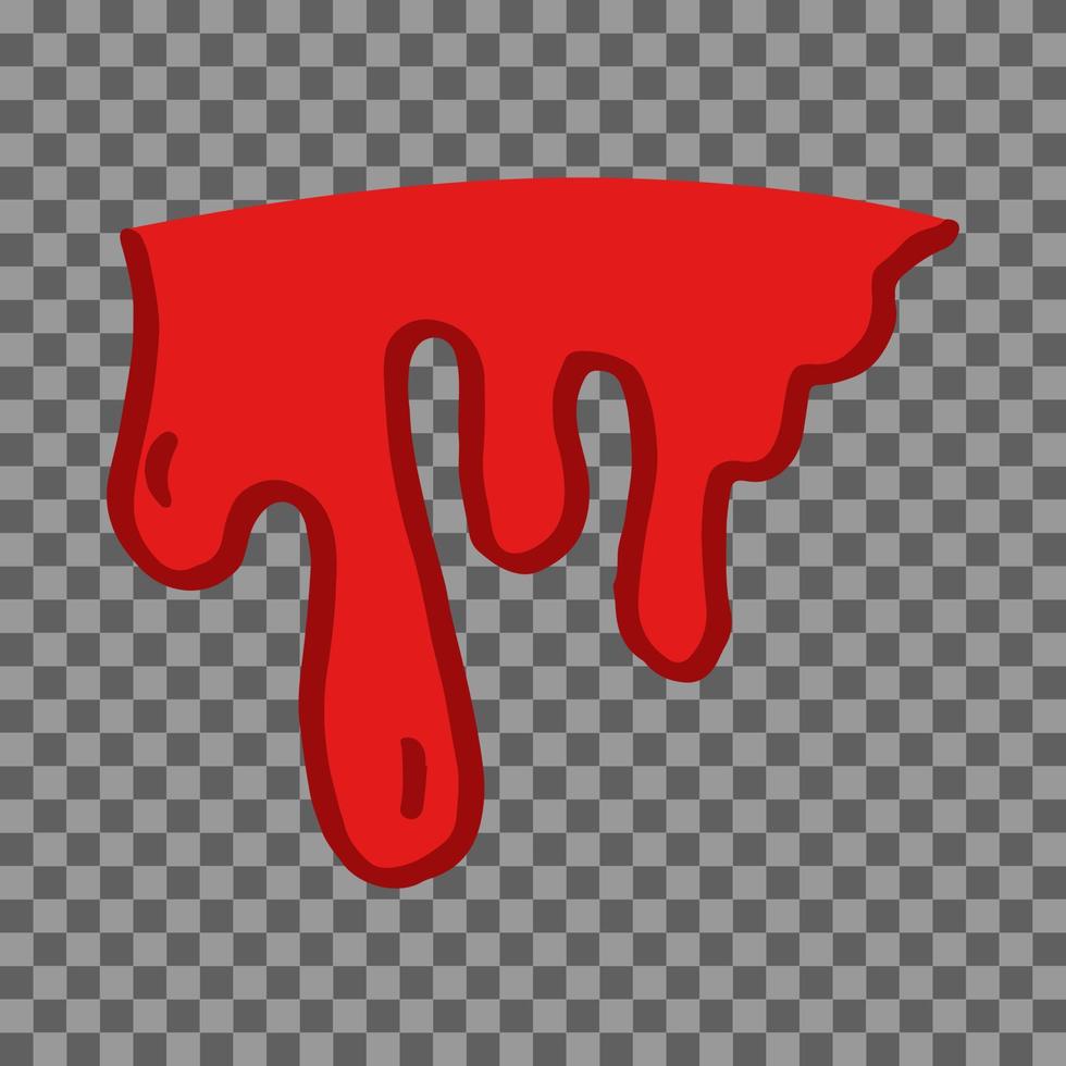 Blood Dripping Vector art illustration icon