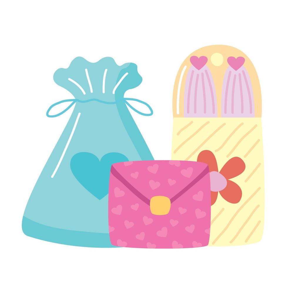 diary protector with bag vector