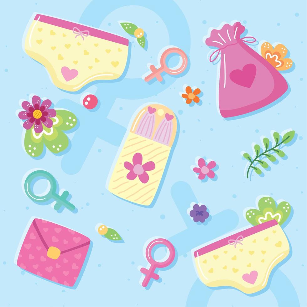 women health pattern vector