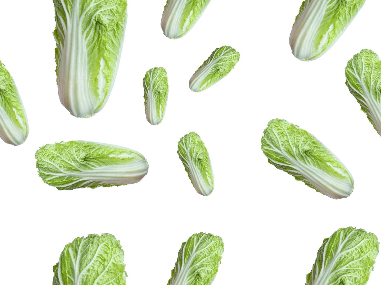 seamless pattern Chinese cabbage, vegetable salad. Vegetable pattern consisting of beautiful Peking cabbage, many salads. Simple colorful chinese cabbage salad vegetable pattern. photo