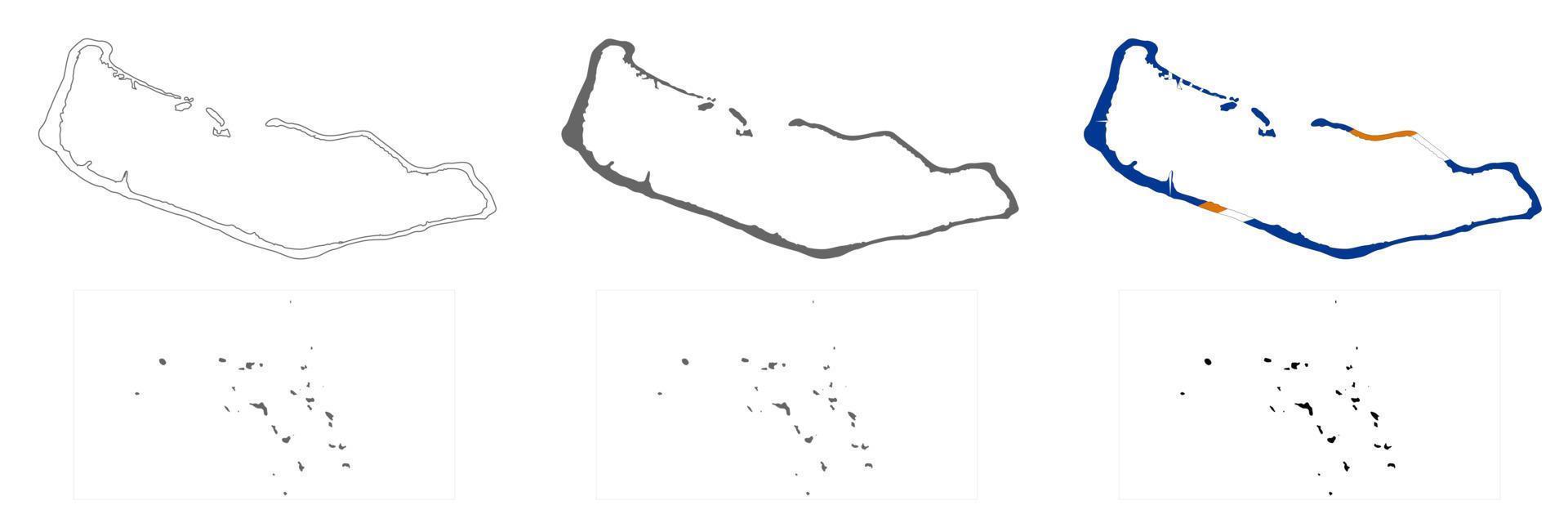 Highly detailed Marshall Islands with Majuro map with borders isolated on background vector