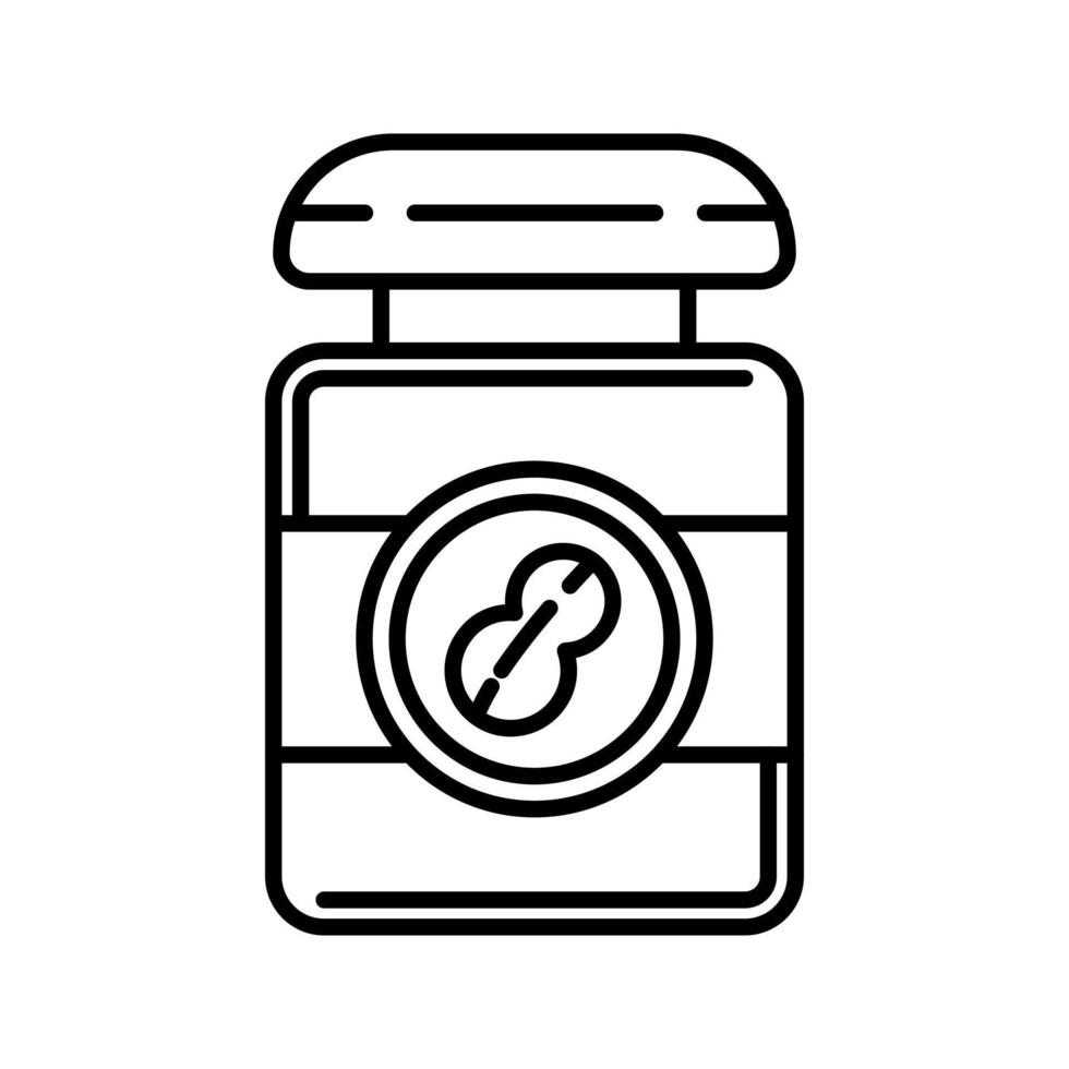 Peanut Butter Vector Icon