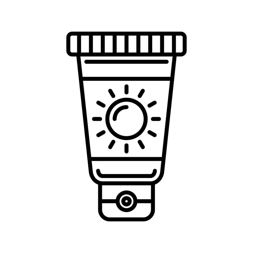 Sunscreen Vector Icon