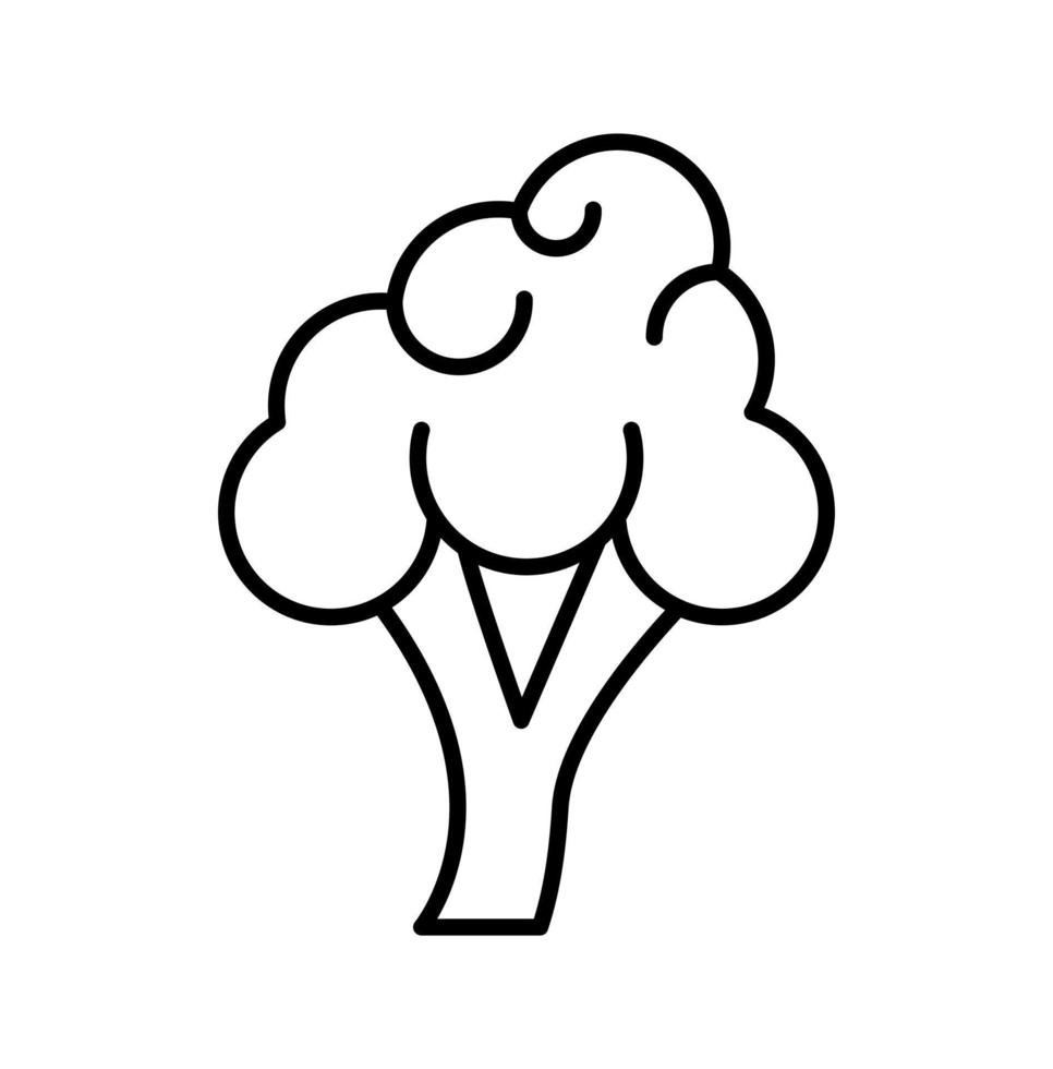 icono de vector de brócoli