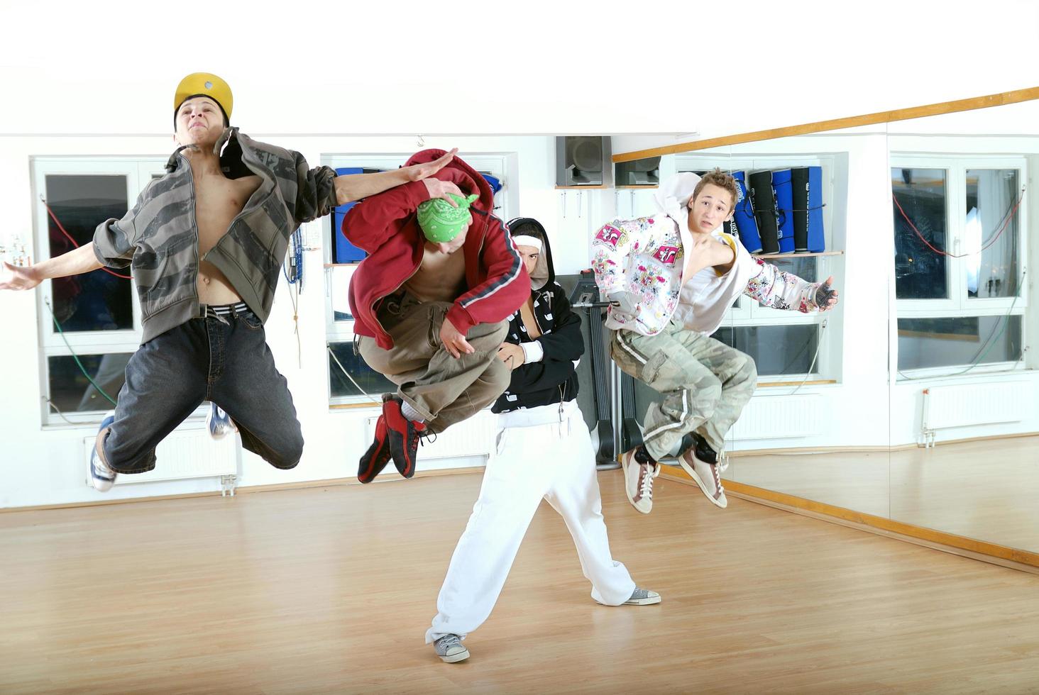 Hip hop group photo