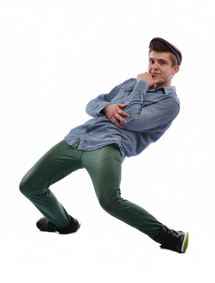 young man dancing photo