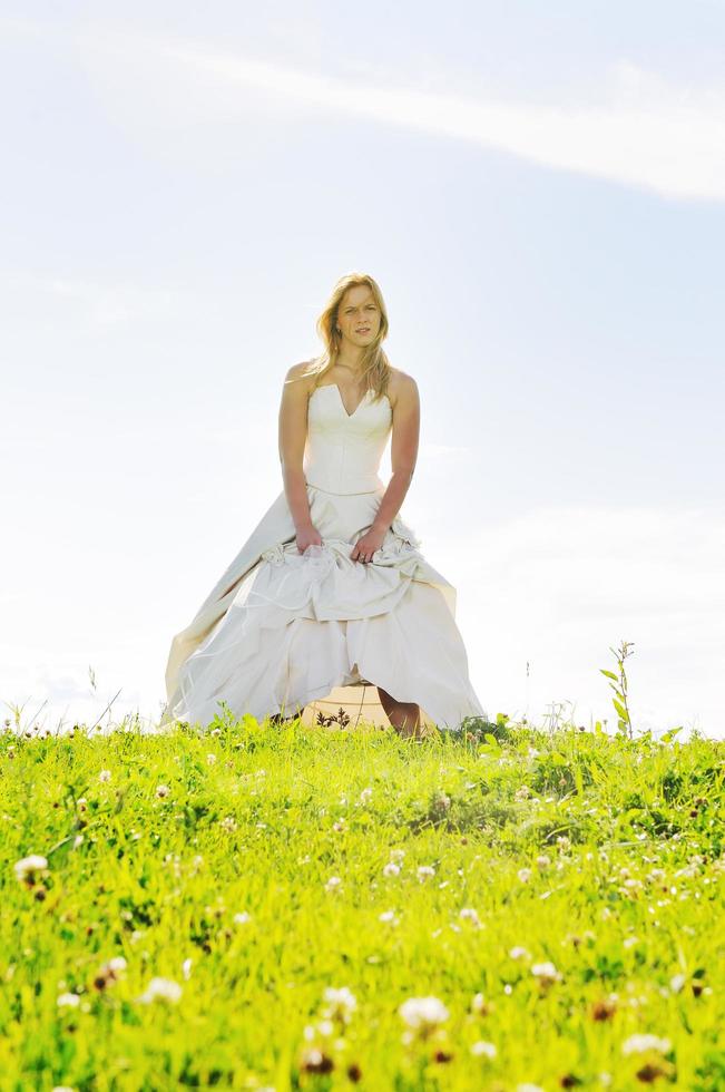 bride outdoor view photo