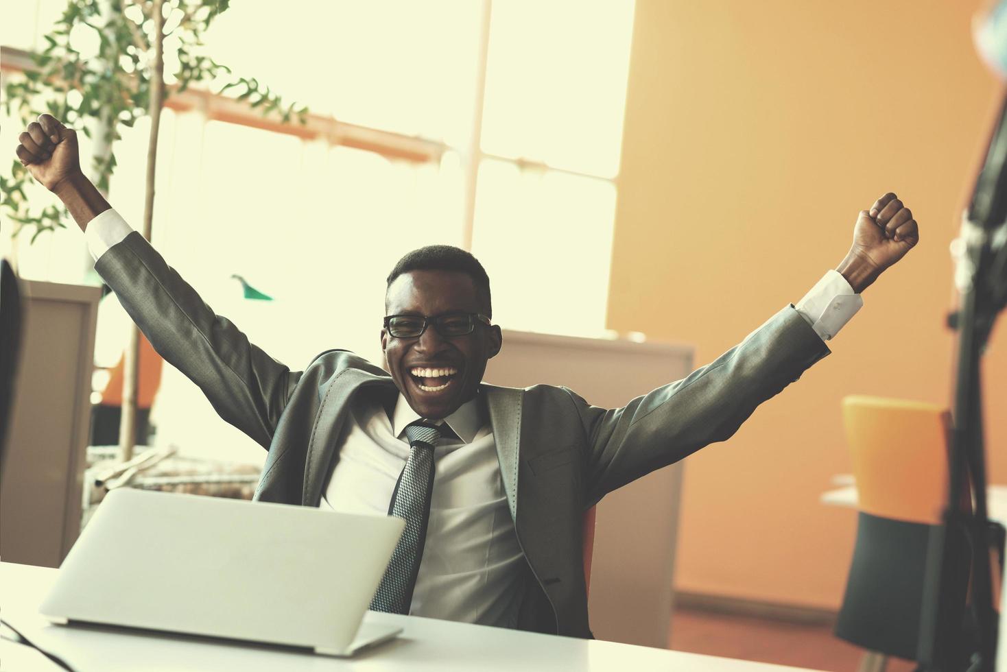 African American businessman photo